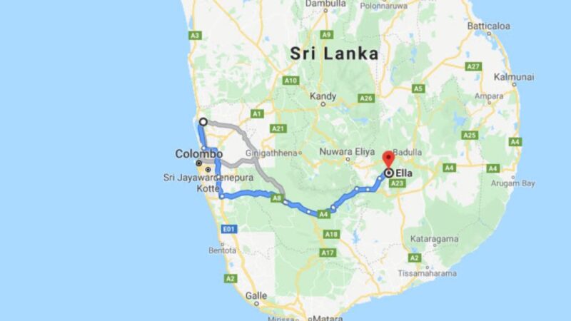 Colombo: Bandaranaike Airport to Ella Taxi Transfer - Booking and Meeting Details