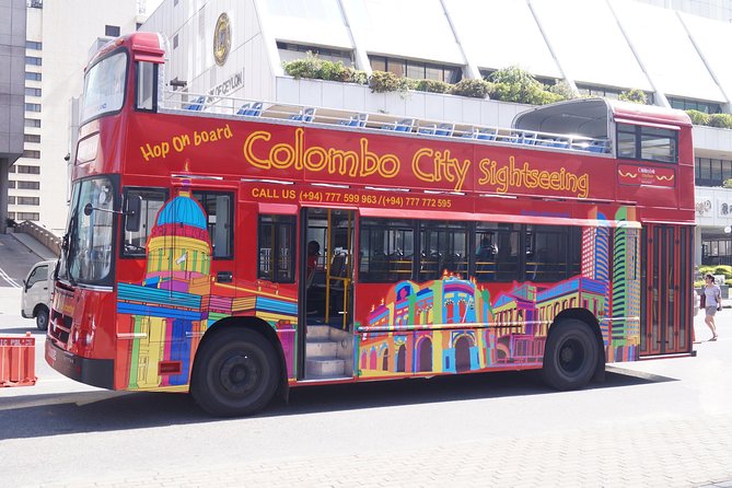 Colombo City Tour by Open-Deck Bus - Exclusions