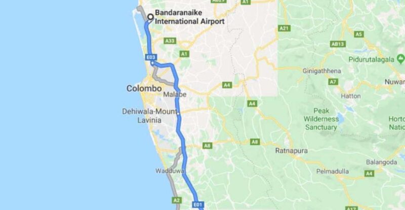 Colombo: CMB Airport to Bentota City Private Transfer - Booking and Cancellation
