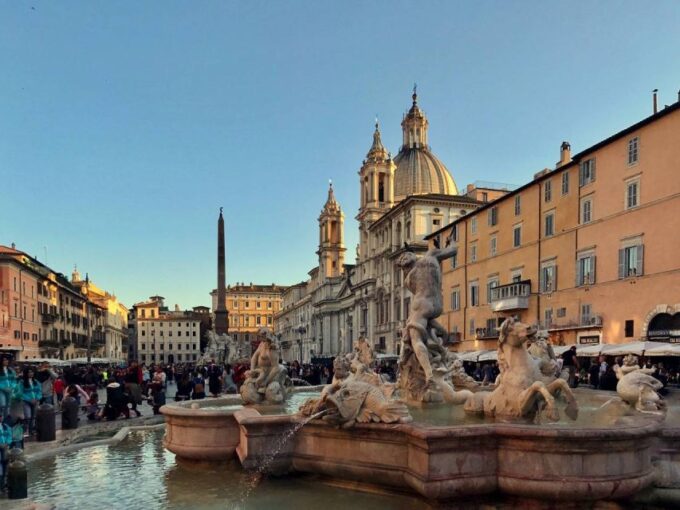 Colosseum, Ancient Rome and Evening Combo Tour - Sunset Views and Famous Squares