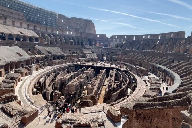 Colosseum Top to Bottom: Underground, Arena and Top Tier Tour - Experiencing Roman History