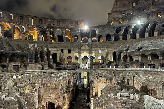 Colosseum Underground Night Tour: VIP Experience - Product Code and Help