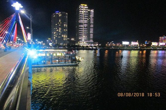 Combo: Bamboo Dragon Cruise/Yatch-Tasty Local Beer & Champa Show - Night Views of Da Nangs Bridges