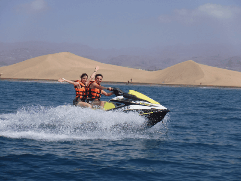 Combo: Rent E-Scooter+Optional Rent Jet Ski in Playa Ingles - E-Scooter Rental Details