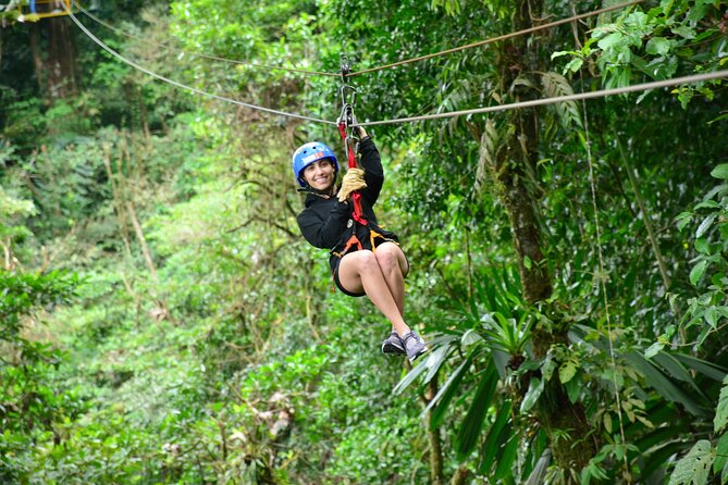 Combo Zip Line, Tarzán Swing & White Water Rafting in Arenal - Zipping Through the Rainforest