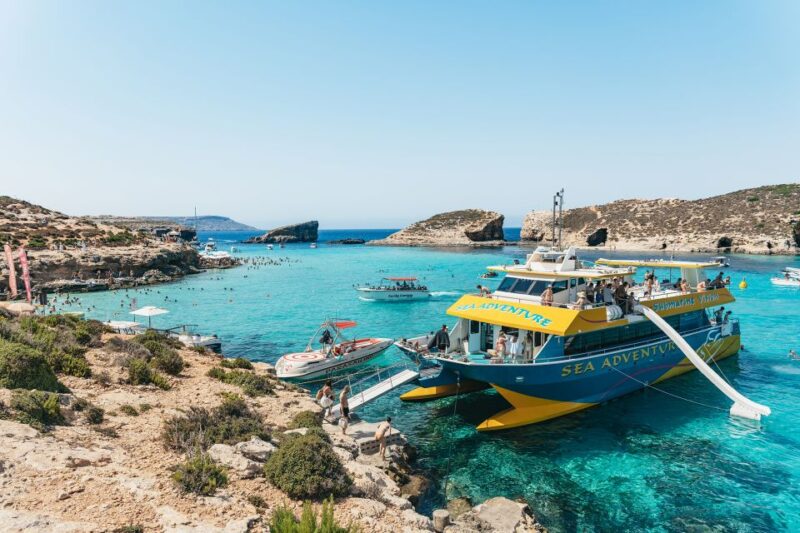 Comino: Blue Lagoon, Crystal Lagoon, and Seacaves Tour - Onboard Experience