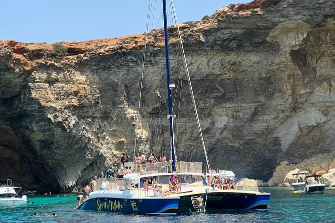 Comino Blue Lagoon Prime Catamaran Tour With All Inclusive - Age and Health Restrictions