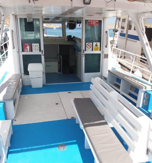 Comino: Private Boat Trips, Swimming Stops and Caves Tours - Boat Features and Amenities