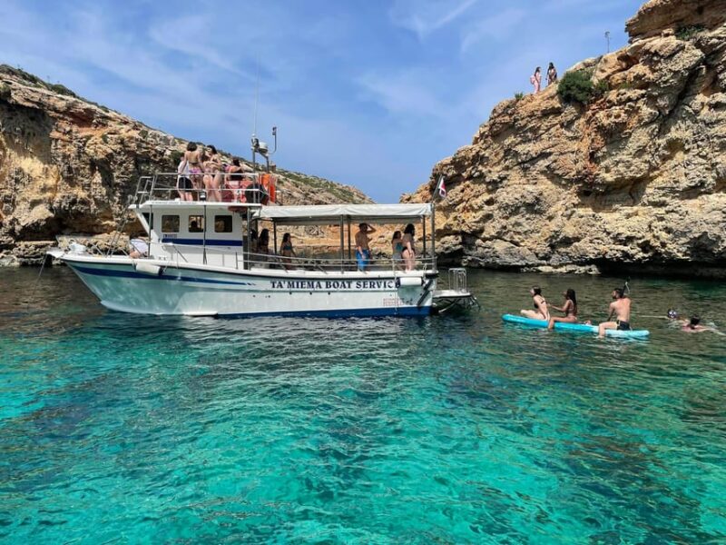 Comino: Private Boat Trips, Swimming Stops and Caves Tours - Pickup and Itinerary