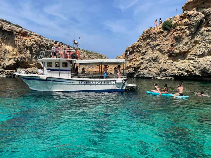 Comino: Private Boat Trips, Swimming Stops and Caves Tours - Food and Drink Policy