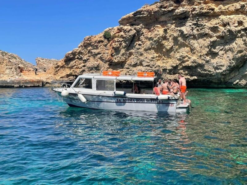 Comino: Private Boat Trips, Swimming Stops and Caves Tours - Pickup and Itinerary
