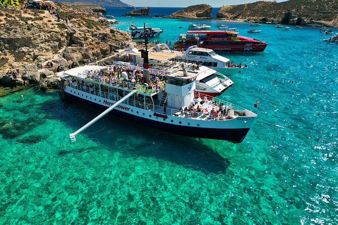 Comino, the BLUE LAGOON & Caves CRUISE - Snorkel and Swim in Comino