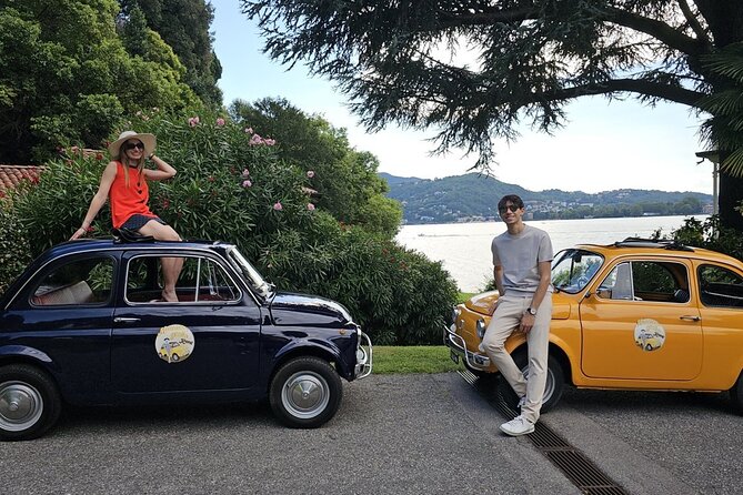 Como Lake: Vintage Car Fiat 500 Rental - Meeting and Pickup