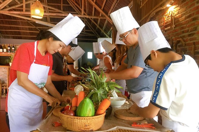 Cooking Class Hoi An:Local Market, Basket Boat, Fishing & Cooking - Cooking Hands-on Session
