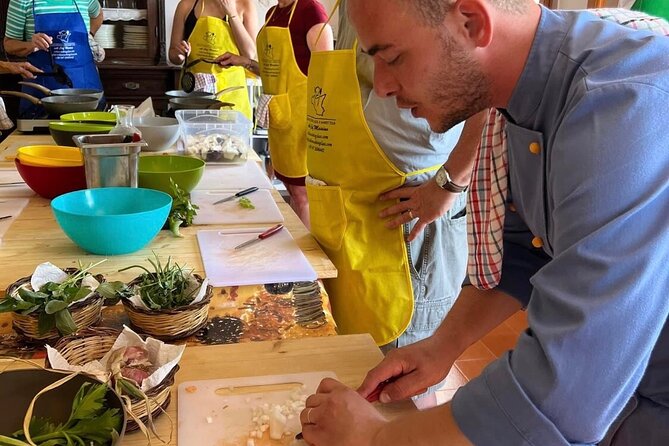 COOKING CLASS in Taormina at Chef Massimo'S HOUSE!! - Multi-Course Lunch With Local Wines