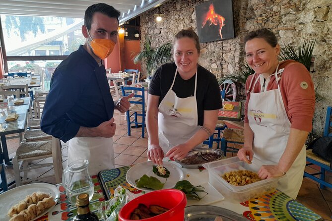 Cooking Class Taormina With Local Food Market Tour - Enjoying the Prepared Dishes for Lunch