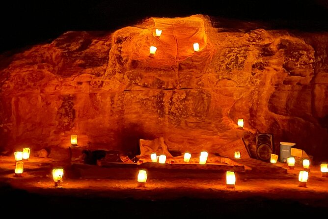 Cooking Outside in Little Petra Between the Mountains. - Delectable Bedouin Cuisine