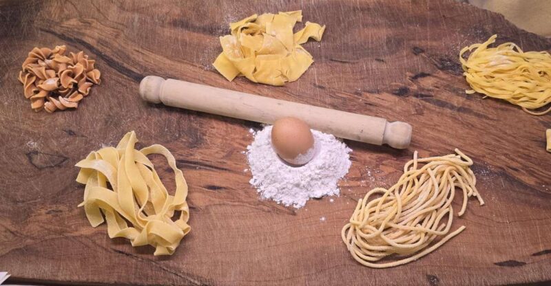 Cooking Tuscan Pasta Class With Brunello Tasting and Lunch - Tasting of Organic Products