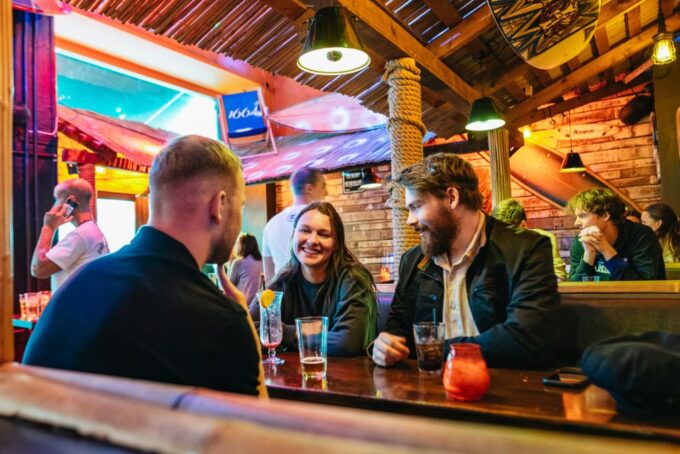 Copenhagen: Guided Party Pub Crawl With 4 Shots and 1 Drink - Meeting Point and Duration