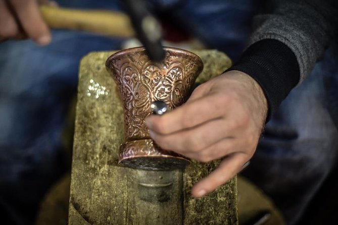 COPPER HANDICRAFT WORKSHOP (Make Your Own Souvenir From Sarajevo) - Visiting the Historic Kazandziluk Market