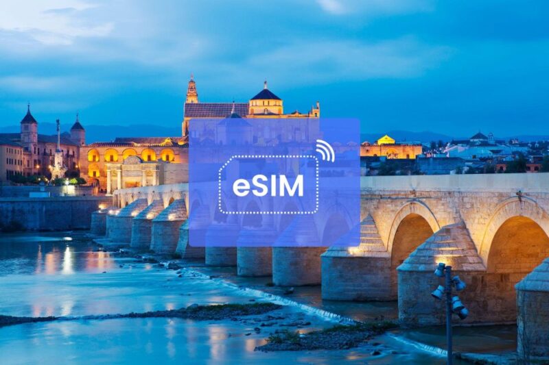 Córdoba: Spain / Europe Esim Roaming Mobile Data Plan - Recharging Options