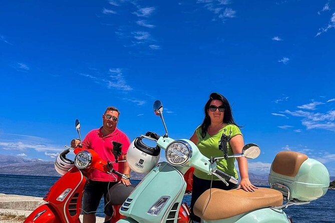 Corfu 300cc Vespa Scooter Rental - Meeting and Return Locations