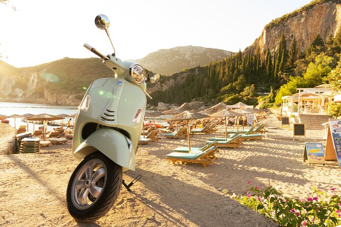 Corfu 300cc Vespa Scooter Rental - Exploring Corfu on a Vespa