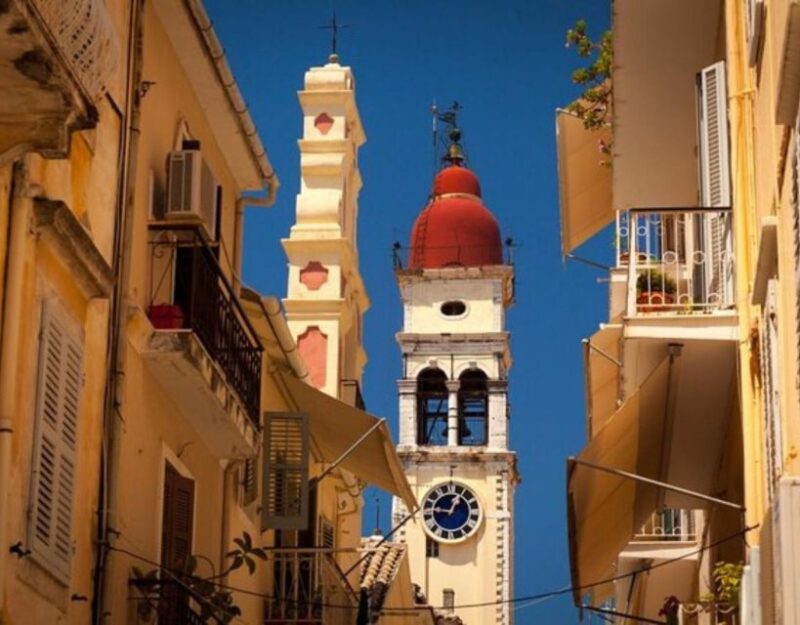 Corfu Beach Escape: Private Tour to Glyfada & Corfu Town - Exploring Corfus Architectural Gems