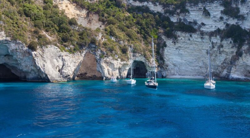 Corfu: Full-Day Cruise to Paxos, Antipaxos, and Blue Caves - Discovery of Blue Caves