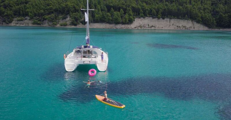 Corfu: Full Day Private Cruise on Lagoon Catamaran - Exploring Corfus Coasts