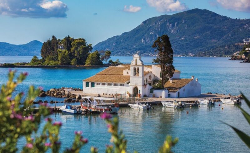 Corfu: Palaiokastritsa, Mouse Island, and Old Town Tour - Exploring Palaiokastritsas Landscape