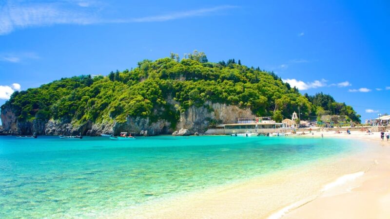 Corfu: Panoramic Island Highlights Van Tour From Cruise Port - Paleokastritsa Beach