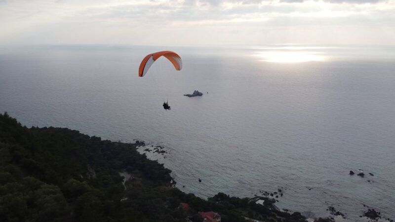 Corfu: Paragliding Tandem Flight Above Pelekas Town - Highlights of the Experience