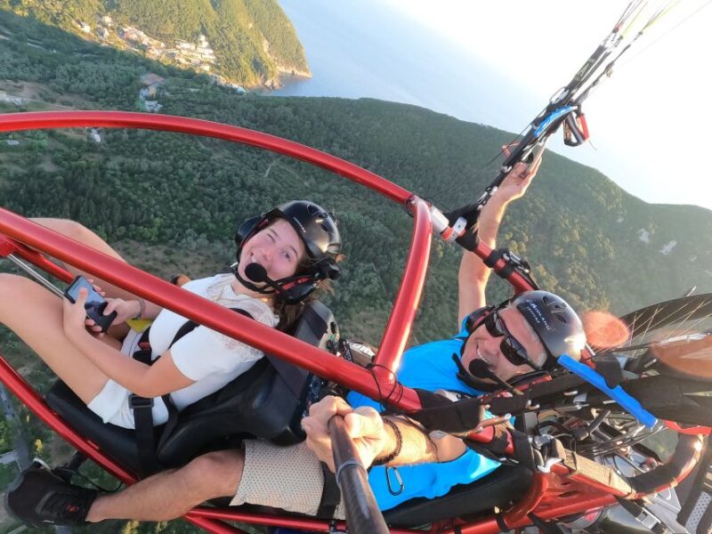 Corfu: Tandem Paratriking Flight Over Corfu - No Experience Requirement