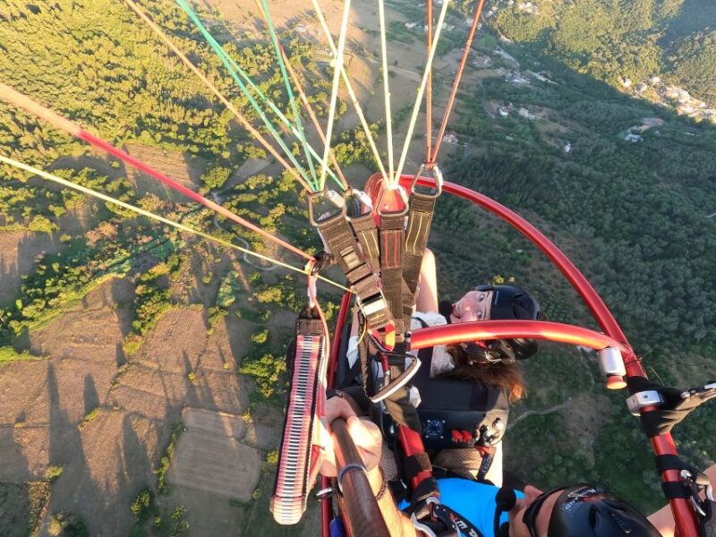 Corfu: Tandem Paratriking Flight Over Corfu - Helmets and Communication