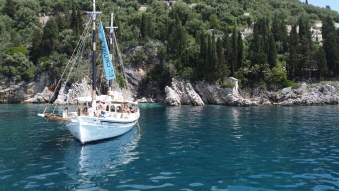 Corfu Town: Full-Day Cruise With Lunch, Drinks & Swim Stops - Cuisine and Refreshments Served