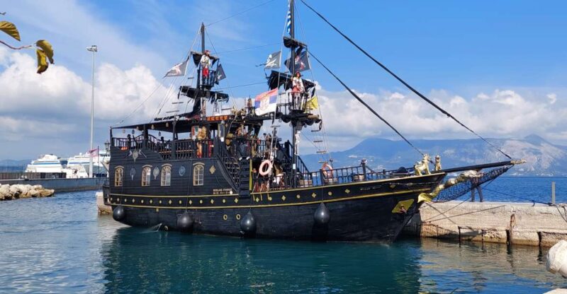 Corfu Town: Pirate Ship Coastal Cruise - Onboard Experience