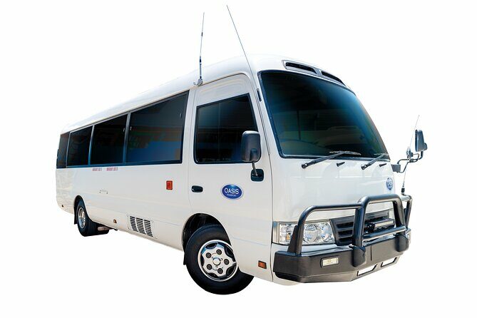 Corporate Bus, Private bus transfer. Cairns City - Cairns Airport. - Key Points