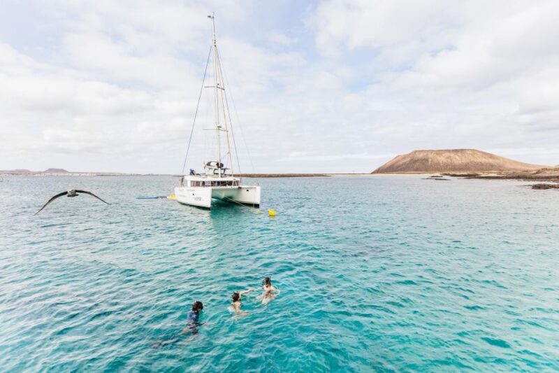 Corralejo: Lobos Island Catamaran Tour With Drinks & Snorkel - Coastal Views of Fuerteventura