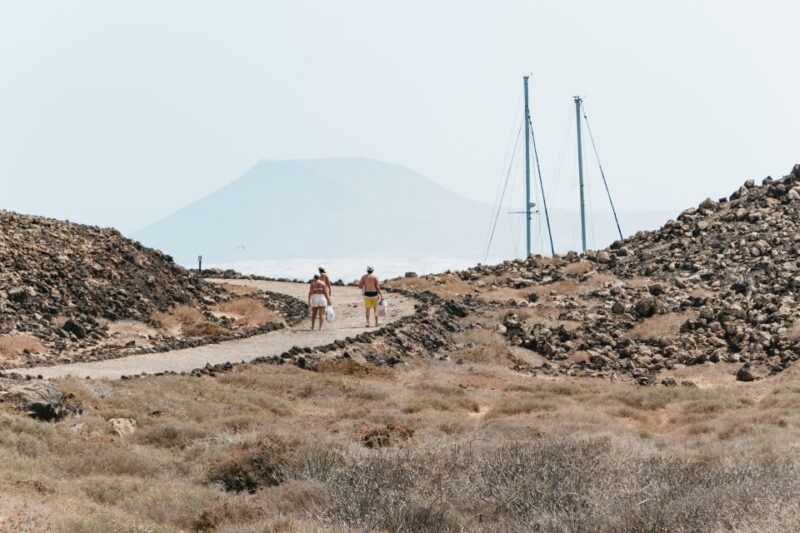 Corralejo: Return Ferry Ticket to Lobos Island Fuerteventura - Hiking to La Caldera Volcano