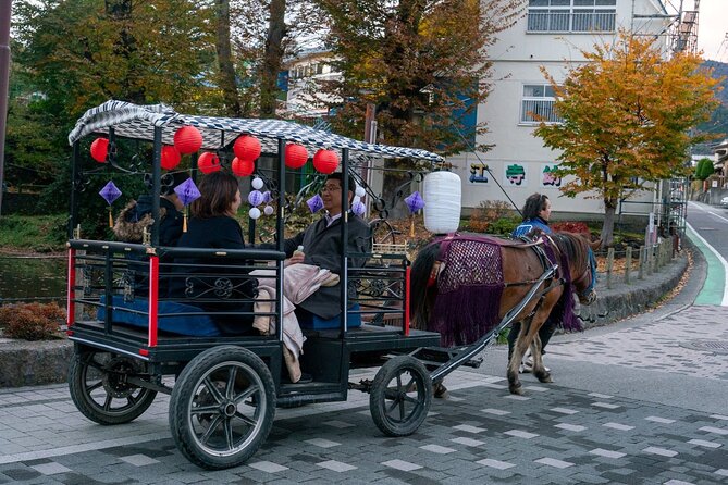Cosy Horse Carriage Ride With Snowy Mt. Fuji Views - Enjoying the Warm Beverages and Blankets