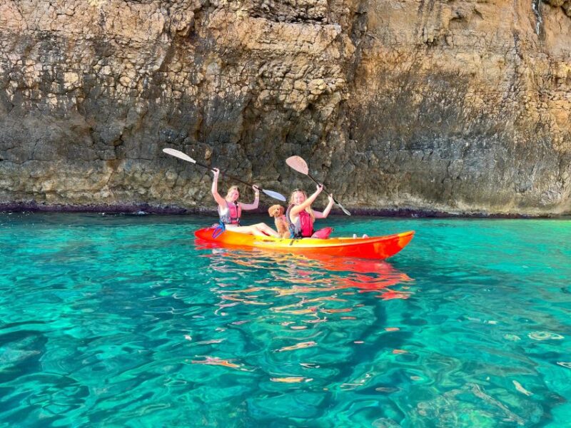 Cova Dels Orguens: Cave Exploring Kayak & Snorkel Tour - Snorkeling in Crystal Clear Waters