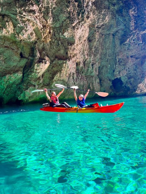 Cova Dels Orguens: Cave Exploring Kayak & Snorkel Tour - Exhilarating Cliff Jumping Experience