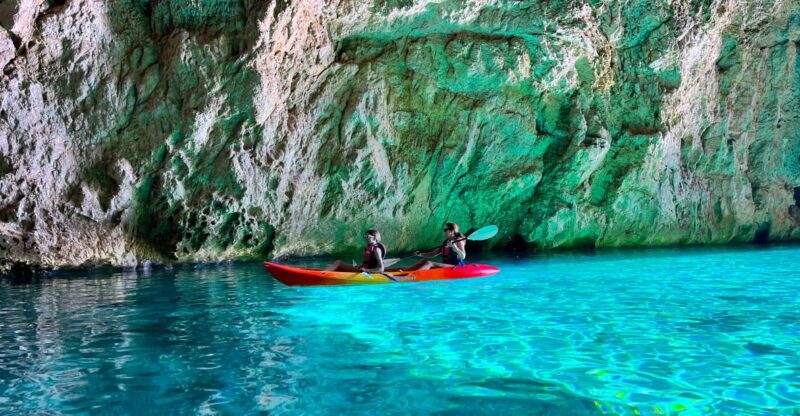 Cova Dels Orguens: Cave Exploring Kayak & Snorkel Tour - Cala Paradis Javea Highlights