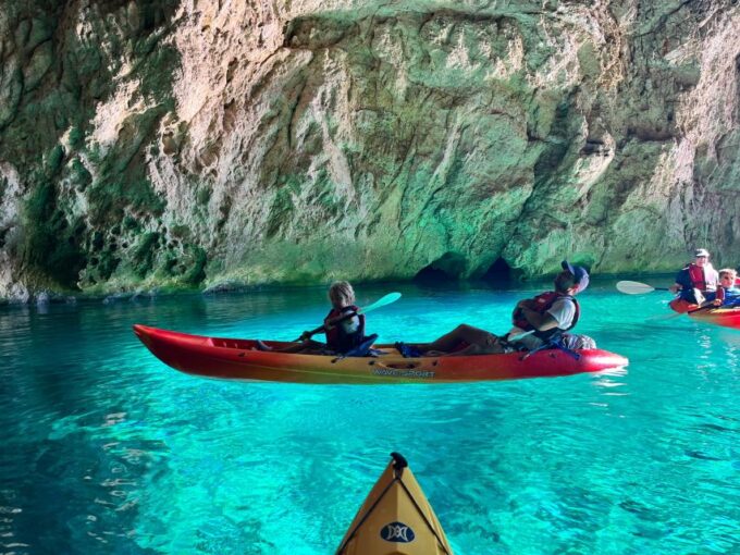 Cova Dels Orguens: Cave Exploring Kayak & Snorkel Tour - Duration and Available Languages