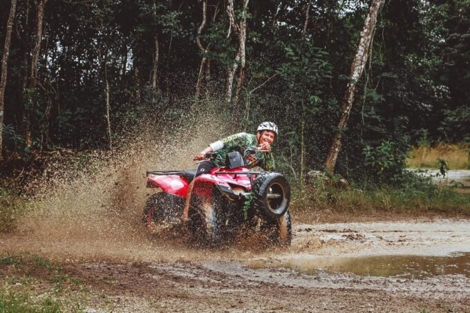 Cozumel: ATV & Zip Line Adventure at Mayan Extreme Park - ATV Ride and Tequila Tasting