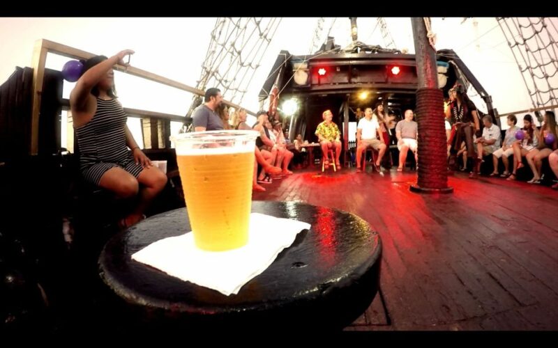 Cozumel: Pirate Ship Cruise With Open Bar, Dinner, and Show - Key Points