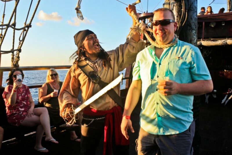 Cozumel: Pirate Ship Cruise With Open Bar, Dinner, and Show - Entertainment and Dining Options