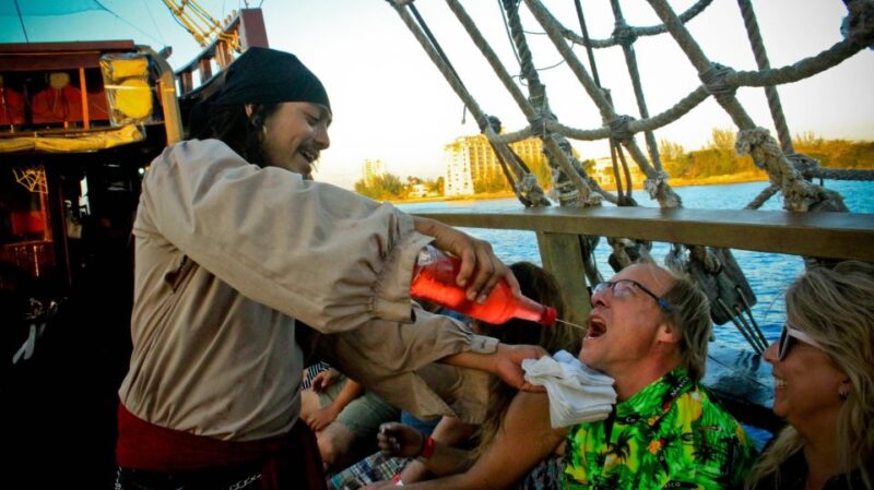 Cozumel: Pirate Ship Cruise With Open Bar, Dinner, and Show - Bar Offerings and Inclusions