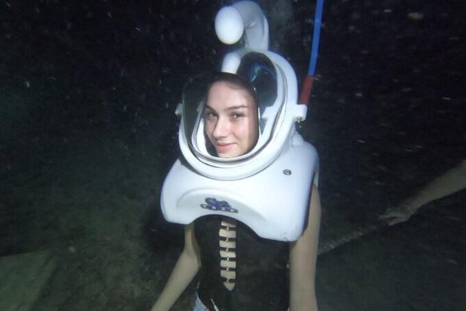 Cozumel: Sea Trek Underwater Night Dive Experience - Nocturnal Marine Life